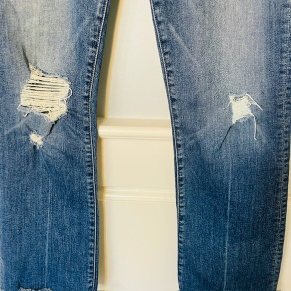 Mother Jeans The Insider Crop Step Chew Denim Jean Dancing On Coals size 26 - Picture 7 of 16